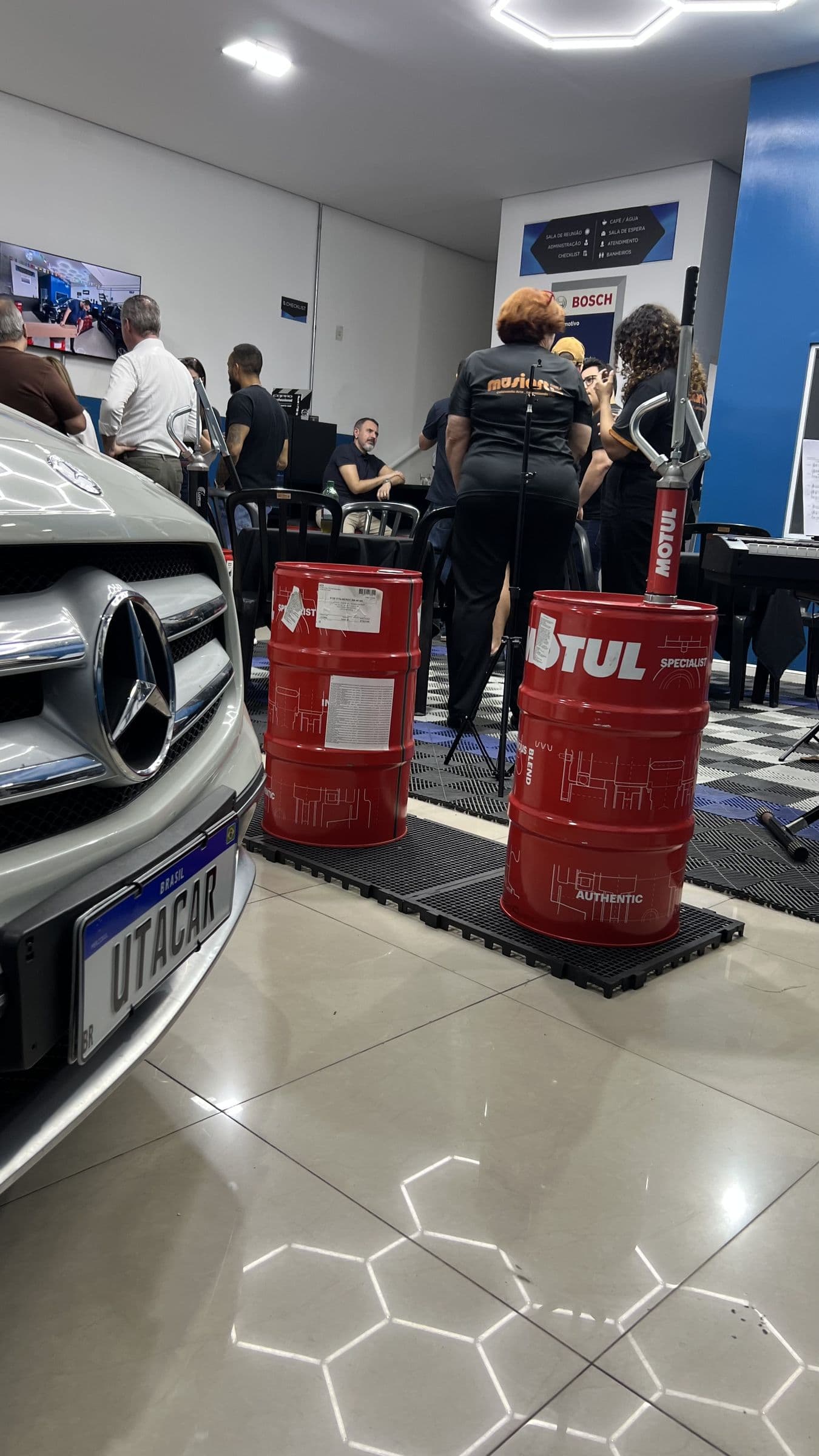 Ambiente da Utacar preparado para receber convidados no UtaBar #02.